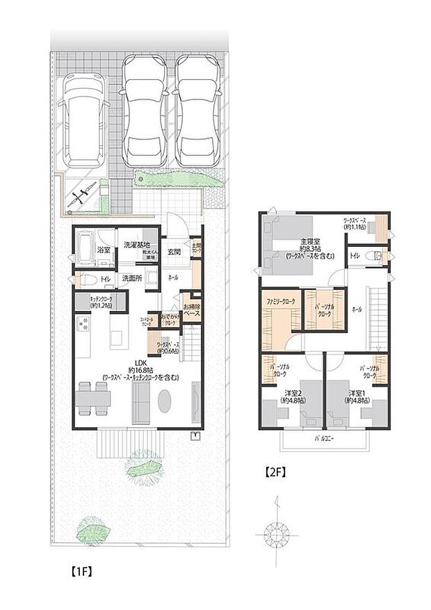 【3LDK】※完成時期(築年月)：2025年9月末
※引渡可能時期：即日