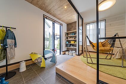 土間スペース（当社施工例）