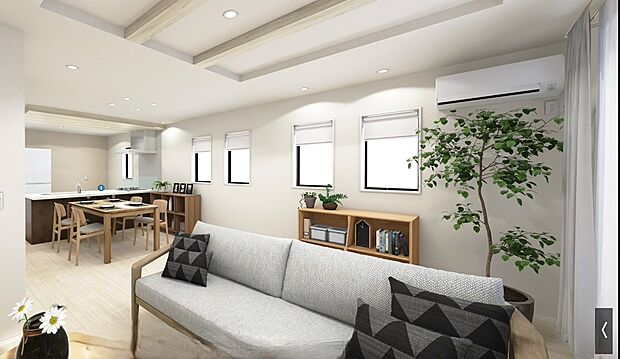 【室内イメージパース】
・ZEH水準省エネ住宅
・耐震等級 最高等級取得