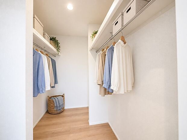 【同社施工例（別物件）／収納】同社施工例（別物件）。実際の間取り・仕様とは異なります。家具・調度品は販売価格に含みません。