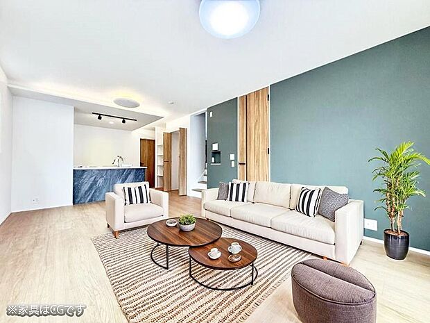 ■心落ち着く場所、ゆったり過ごせるリビング