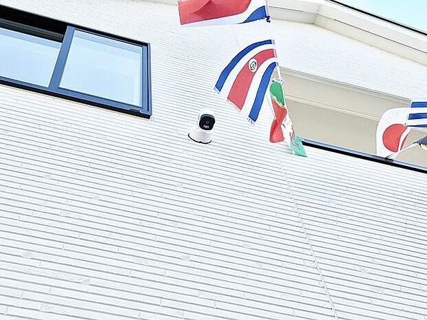 【防犯カメラ】■防犯カメラがあると、犯罪の抑止になるので安心です。