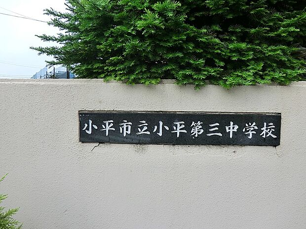 小平市立小平第三中学校（約1,000m・徒歩13分）