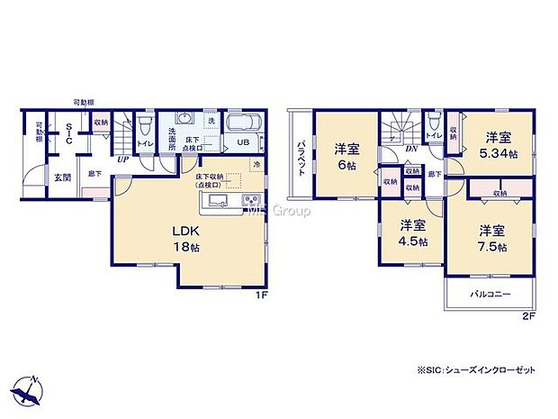 【4LDK】1号棟