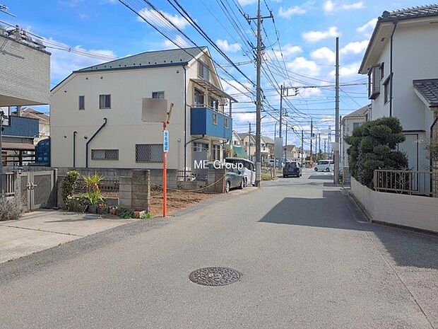 【前面道路含む現地写真】■新しい住まい、街の新しい風景