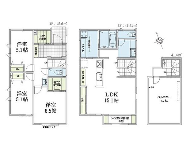 【3LDK】5号棟