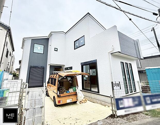 【現地外観写真】3号棟 ■家族みんなが笑顔で過ごせる、安心感のある住まい