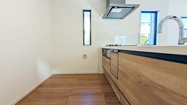 【キッチン】お手入れらくらくシステムキッチン！