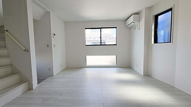 【エアコン】リビングにはエアコンを完備！