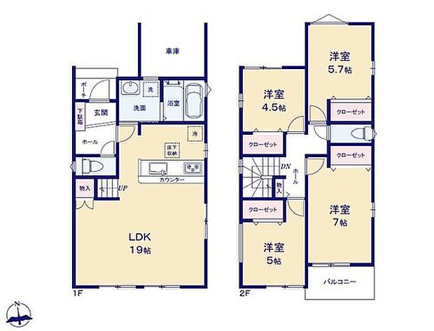 3号棟
価格: 2990万円間取り: 4LDK土地面積: 105.77m2建物面積: 107.73m2