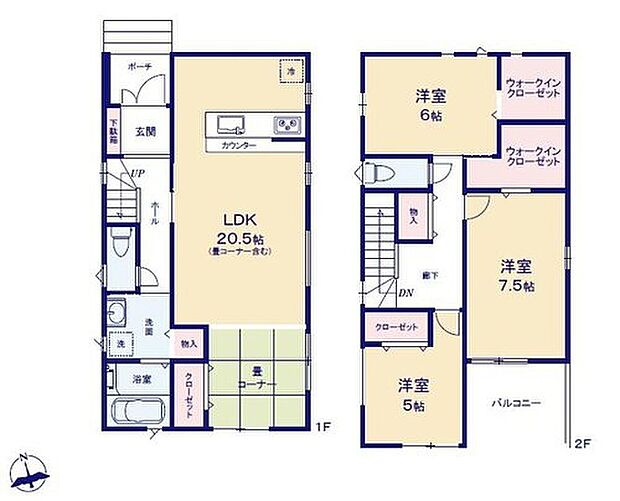 ３号棟
価格： 3699万円間取り： 3LDK土地面積： 134.31m2建物面積： 100.84m2
