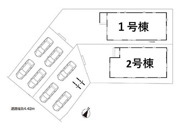 １号棟　３，４８０万円
２号棟　３，３８０万円