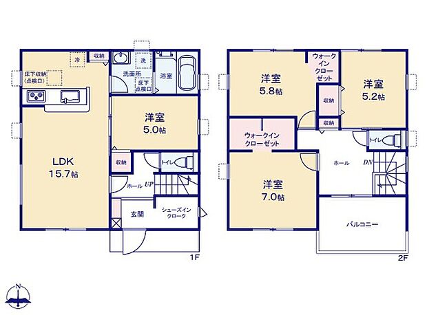 (３号棟)、価格3590万円、4LDK、土地面積137.25m2、建物面積101.03m2
