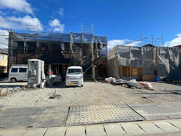 【現地外観写真】日当たり良好LDKと洋風和室の人気の間取りです！収納豊富♪