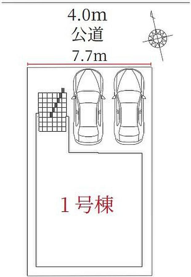 【全体区画図】１号棟　３，４９９万円