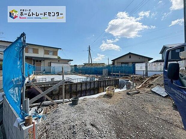 【現地外観写真】全１邸☆
完成に向けて現在建築工事中です☆