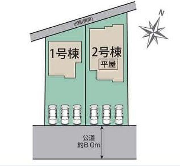 カースペースは車種により3台分駐車可能です！
家族分の自転車を駐輪したり、来客用の駐車スペースとしてもお使いいただけます♪