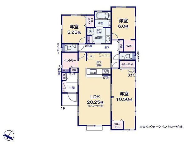 (２号棟)、価格3290万円、3LDK、土地面積254.82m2、建物面積98.54m2