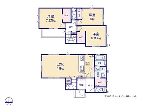 (1号棟)、価格2199万円、3LDK、土地面積100.84m2、建物面積97.49m2