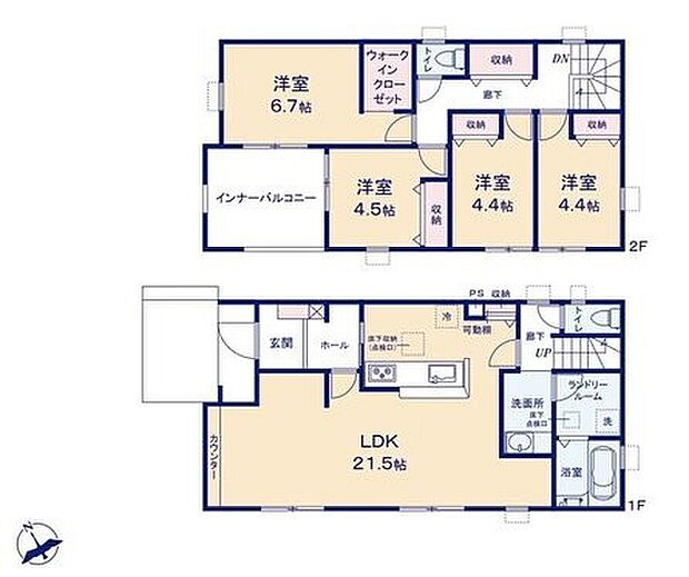 飯田グループホールディングス　Livele Garden S　熊谷拾六間第6　全2棟  1号棟