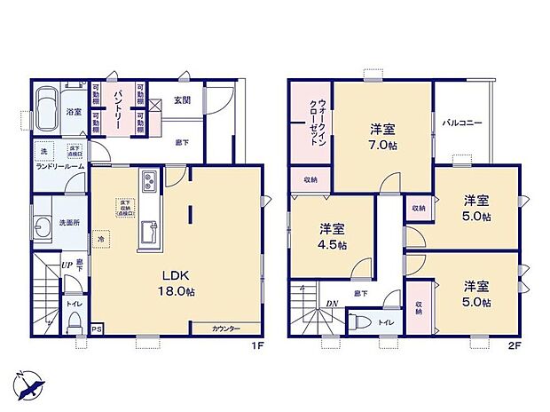 (1号棟)、価格3290万円、4LDK、土地面積137.33m2、建物面積106.82m2 