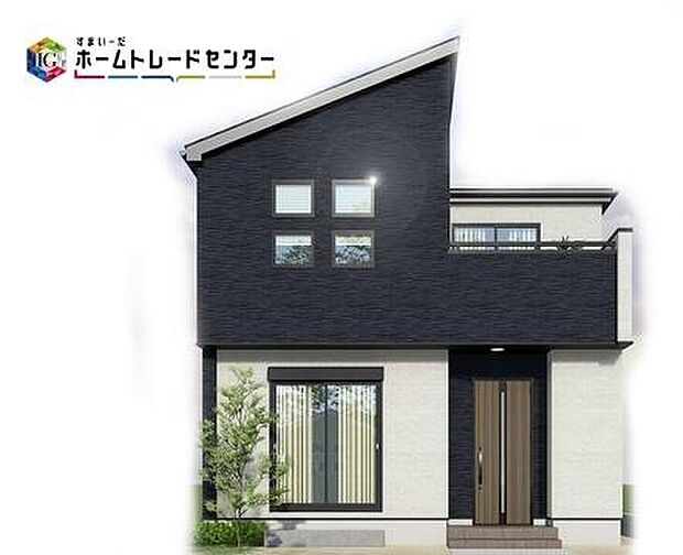 （２号棟）完成予想図
空間を活かした2階建プラン◎
居室を2階にまとめることでご家族のプライベートも保てます☆
※画像はイメージです
