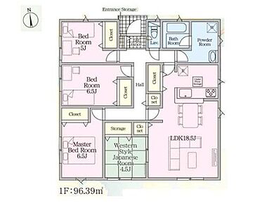 ◇生活導線が短く移動が楽な平屋です♪18.5帖のゆったりした広さのLDKも魅力的♪
◇ゆとりのある洗面脱衣室で朝の込み合う身支度時も快適♪
◇共有スペースの収納が豊富で空間がすっきり片付き広く使えます♪ 