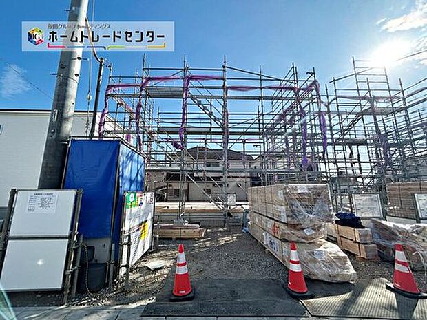 【現地外観写真】【11/24撮影】お客様のすまいと安全を守る大切な住宅だからこそ、実際の建物の作りと安心感をぜひ現地にてご体感ください！ご見学予約受付です！

