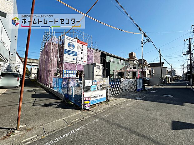 【現地外観写真】ご予約をいただければ、平日や夜間でもご案内は可能です。お仕事の形態が多様化しておりますので、決まったお時間では中々身動きが取れないお客様も多いかと思います。お気軽にお申し出ください。