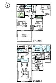 効率的でストレスのない家事動線♪
水回りが集中しており、移動がスムーズです！
主寝室にはウォークインクローゼットを完備☆
増えがちな衣類やバッグなどを効率よく収納できます。 