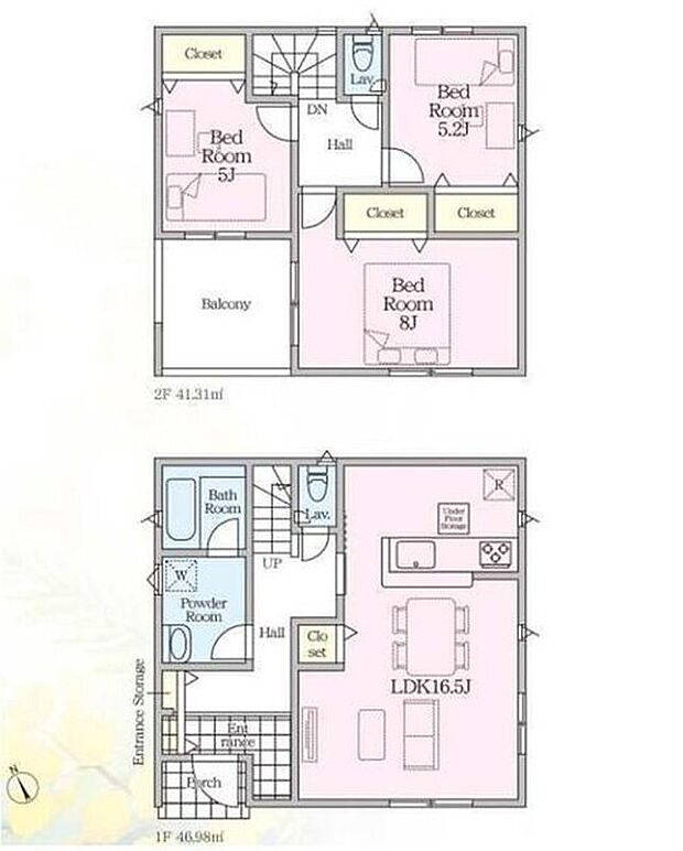 【3LDK】◇家族の顔が見える人気の対面式キッチン採用♪
◇水回りが集中しているので、家事の動きがらくちん♪
◇各居室に収納完備でお部屋がスッキリ片付きます!