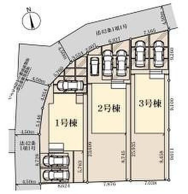 【全体区画図】JR高崎線「深谷」駅まで歩15分、自転車では5分☆
日当たりもよくゆとりのある敷地です♪
周辺は閑静な住宅地です☆
