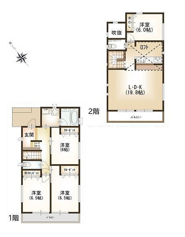 遊び心と実用性を兼ね備えたロフトへ繋がる梯子が、暮らしに彩りとゆとりを添えてくれます 。開放感に満ちたこの場所で、家族との穏やかな時間を過ごしませんか。