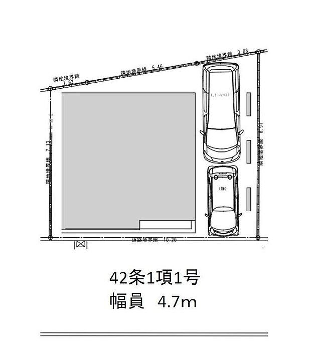 南側道路に面した明るいお家です♪
駐車スペース2台分♪