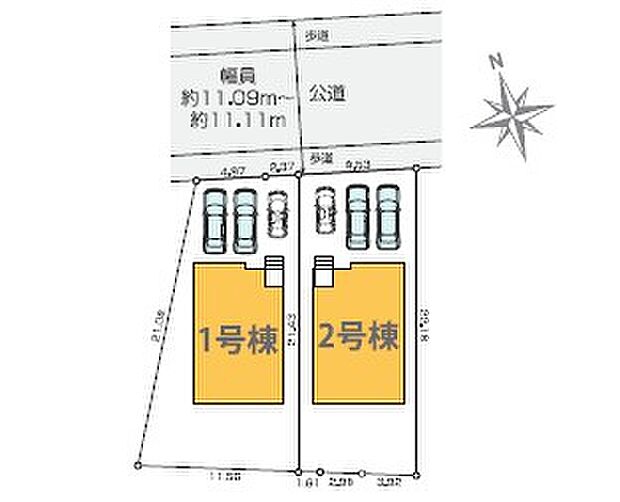 広々敷地で南面には明るいお庭付です