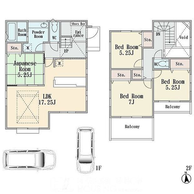 【建物プラン例（間取り図）】【区画15】