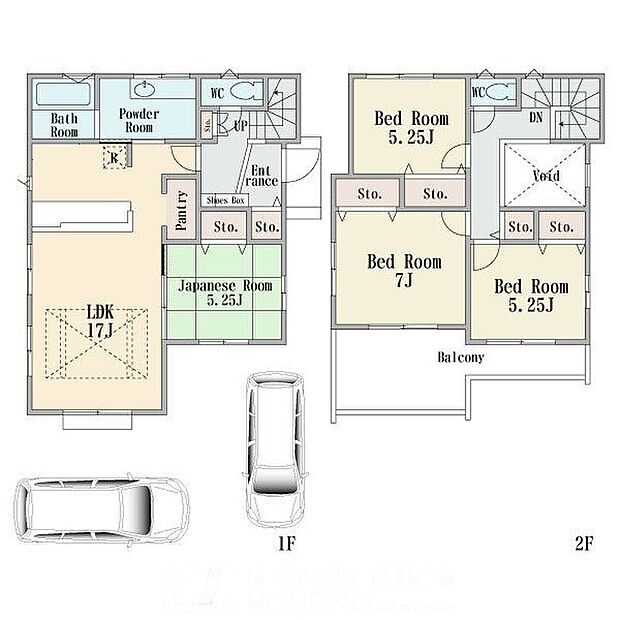 【建物プラン例（間取り図）】【区画16】