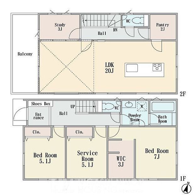【2LDK+2S】※現況と相違がある場合は現況を優先