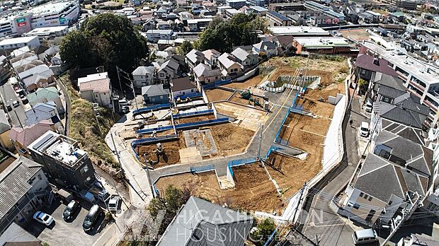 【外観】ドローン撮影であらゆる角度から物件をご紹介!周辺環境なども一緒にご確認いただけます。