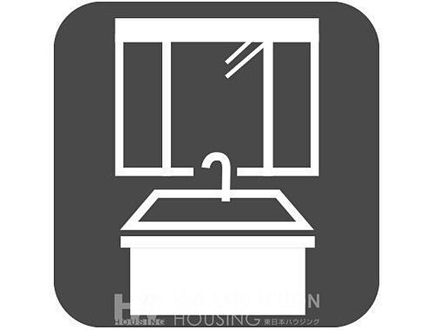 【その他設備】【洗髪洗面化粧台】シャワー機能付きで洗髪や掃除もラクラク。朝の準備や家事がスムーズにできる便利な洗面化粧台です。