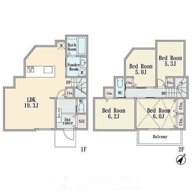 【4LDK】【2号棟】