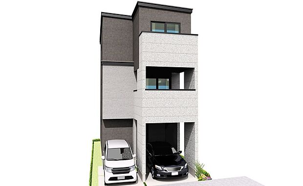 【建物プラン例 (外観写真)】【建物プラン例】ZEH水準省エネ住宅にて、冬はあたたかく、夏は涼しいお家に