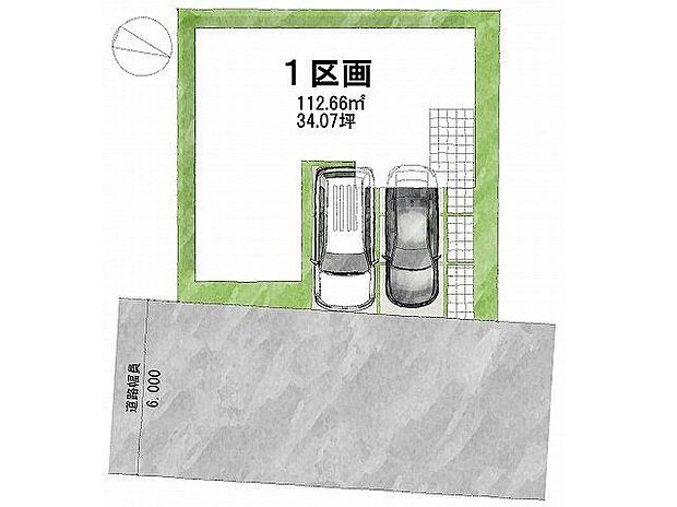 【全体区画図】全1区画好評分譲中♪