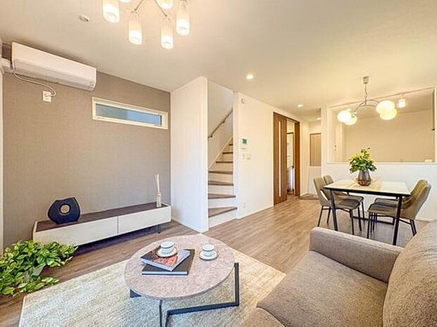 4号棟【LDK16.6帖】子供の様子を見ながら料理ができるので安心です。