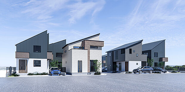 街並み完成イメージパース
全12区画の開発分譲地となります!