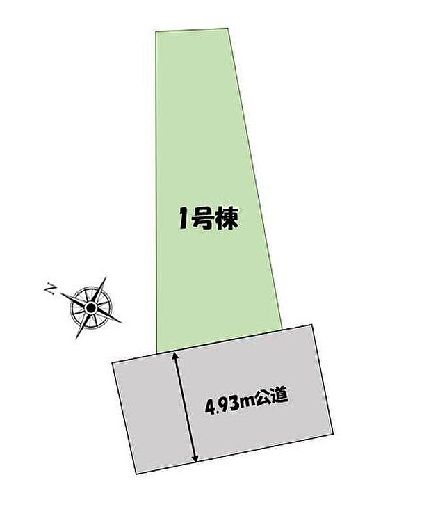 南西側の前面道路なので陽当たり良好です！