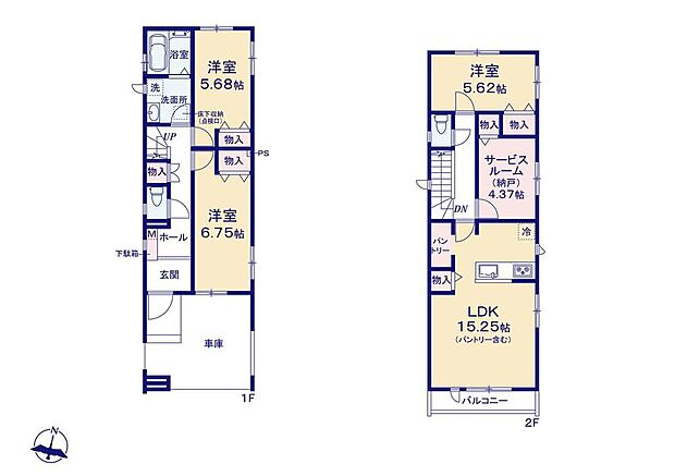 (A号棟)、価格6990万円、3LDK+S、土地面積85.91m2、建物面積110m2