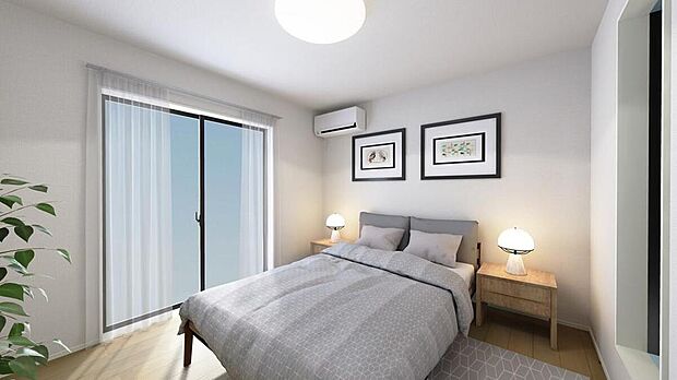 ≪Room≫
収納も完備しているので、お部屋は美しい空間を保てますね!※掲載の完成予想図は図面を基に描き起こしたもので、実際とは多少異なる場合がございます。