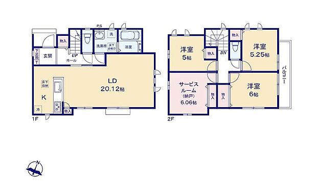 (B号棟)、価格3590万円、3LDK+S、土地面積100.06m2、建物面積99.15m2
