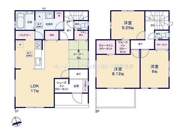 【3LDK】LDK隣にあるタタミコーナーはゆっくりお茶を楽しんだり、お昼寝スポットにも♪忙しい日々の中のくつろぎスポットにおすすめ♪ウォークインクローゼット2カ所に設置で豊富な収納♪